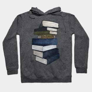 Old books stack Hoodie